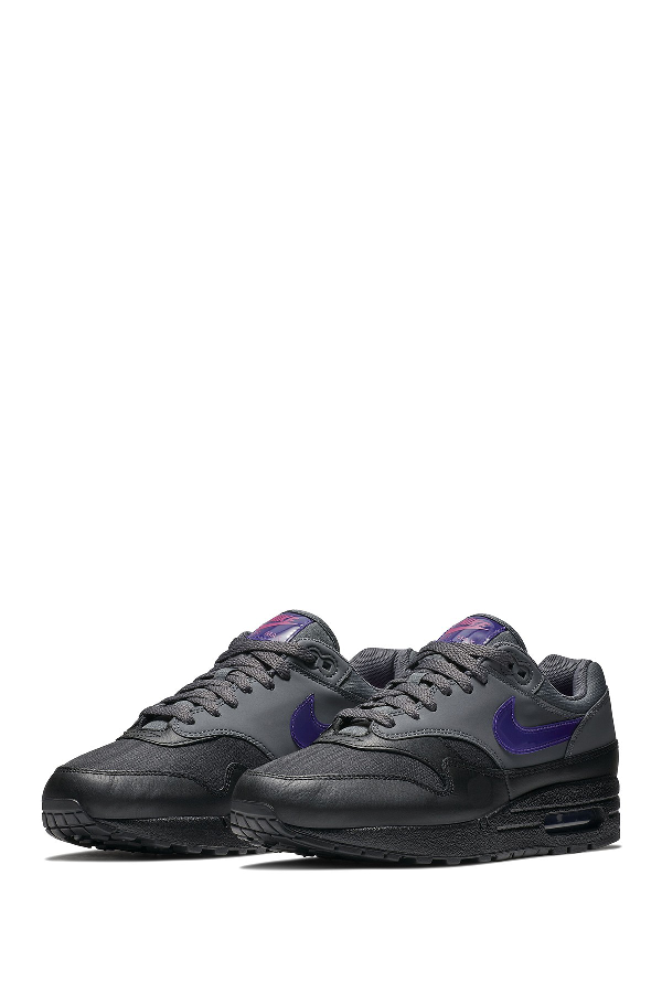 nike air max 1 dark grey fierce purple
