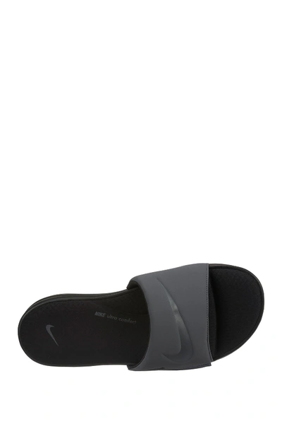 Shop Nike Ultra Comfort 3 Slide Sandal In 007 Black/dark Grey
