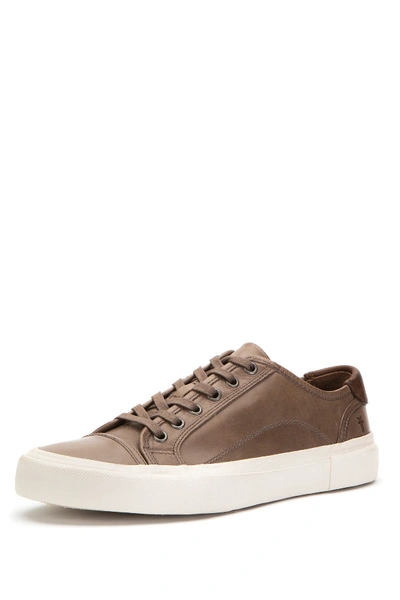 Shop Frye Ludlow Leather Sneaker In Slate