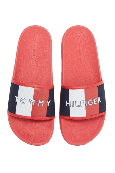 Shop Tommy Hilfiger Emmie Slide Sandal In Remfb