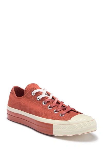 Shop Converse Chuck Taylor All-star 70 Colorblock Low Top Sneaker (unisex) In Terracotta Red/