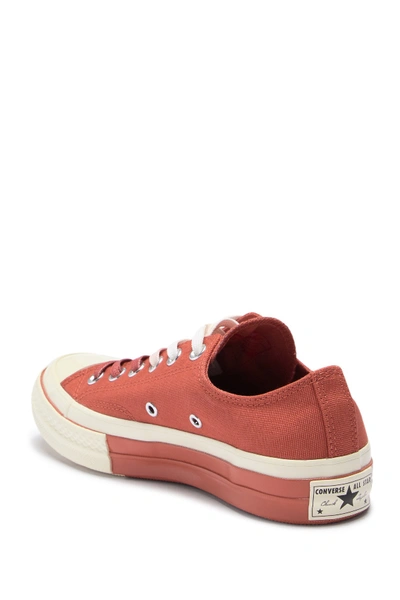 Shop Converse Chuck Taylor All-star 70 Colorblock Low Top Sneaker (unisex) In Terracotta Red/