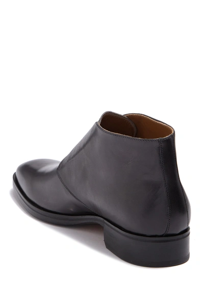 Shop Bruno Magli Alberto Leather Monk Strap Chukka Boot In Dk Grey