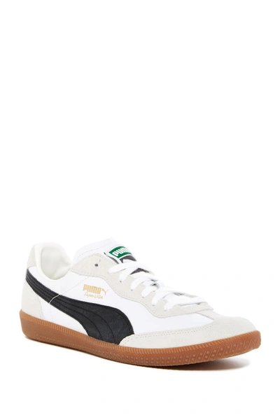 Shop Puma Super Liga Og Retro Leather & Suede Sneaker In White