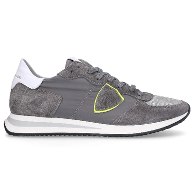 Shop Philippe Model Sneakers Grey Trpx