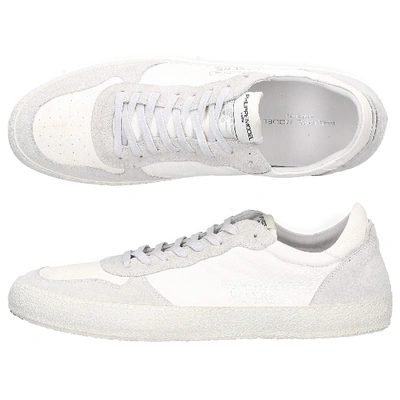 Shop Philippe Model Low-top Sneakers Lakers Vintage Calfskin Logo White