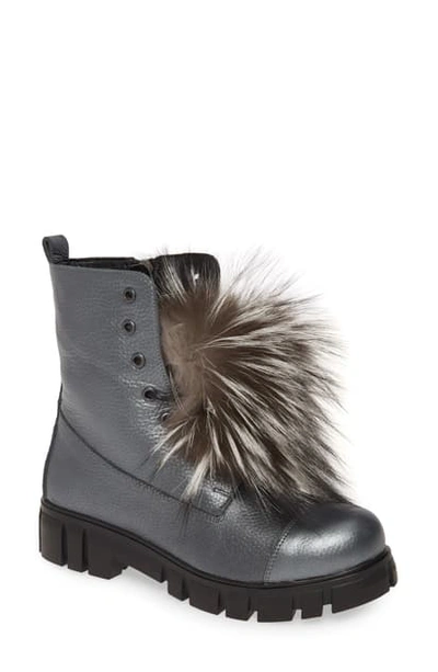 Shop Sheridan Mia Titan Boot In Pewter Leather