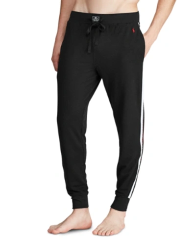 Shop Polo Ralph Lauren Men's Mini-terry Jogger Pants In Black