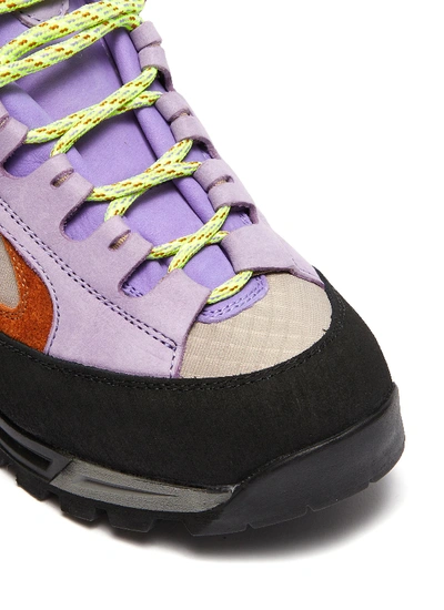 Shop Diemme 'civetta' Chunky Outsole Colourblock Hiking Boots In Purple