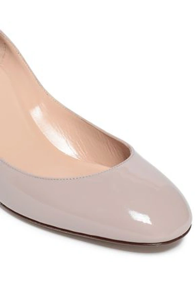 Shop Valentino Garavani Woman Patent-leather Pumps Neutral