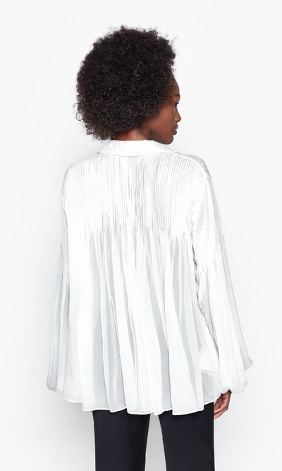 Shop Equipment Jaslyn Silk Shirt In Nature White