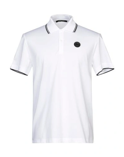 Shop Roberto Cavalli Polo Shirts In White