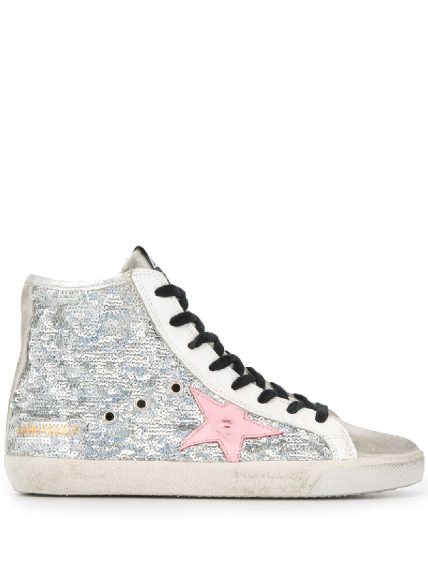 golden goose sparkle high tops