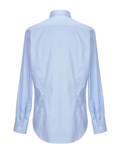 Lanvin Patterned Shirt In Azure
