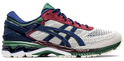 Pre-owned Asics  Gel-kayano 26 Academic Scholar Pack In Birch/blue Expanse