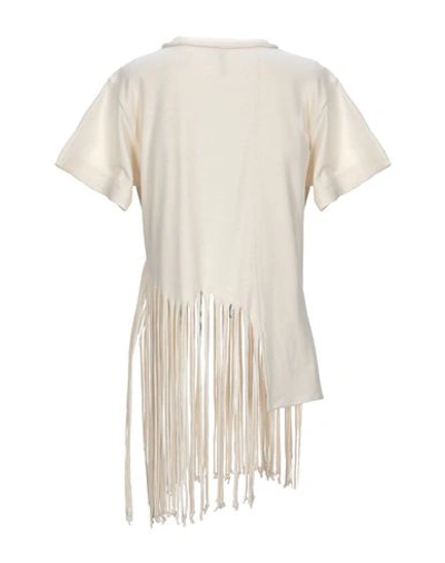 Shop Loewe T-shirts In Ivory