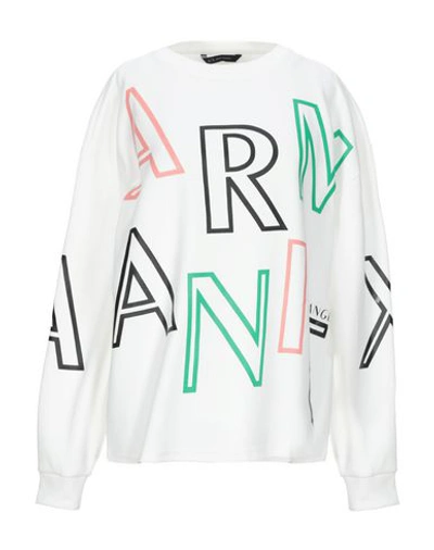 Shop Armani Exchange Sweatshirt In White