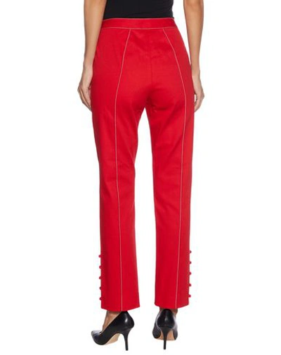 Shop Rosie Assoulin Woman Pants Red Size 4 Cotton