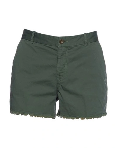 Shop Nili Lotan Shorts & Bermuda In Military Green