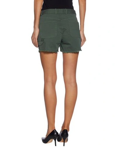 Shop Nili Lotan Shorts & Bermuda In Military Green