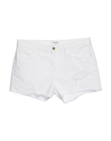 Frame Denim Shorts In White | ModeSens