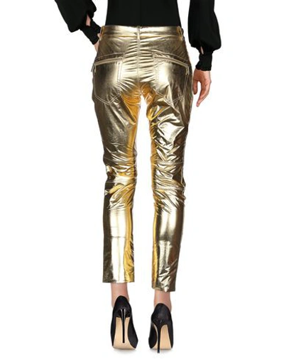 Shop Barbara Bui Casual Pants In Gold