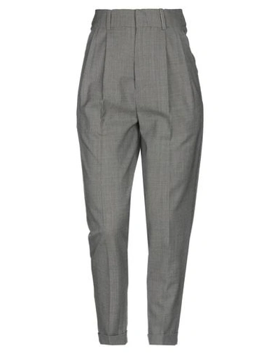 Shop Isabel Marant Woman Pants Grey Size 10 Virgin Wool