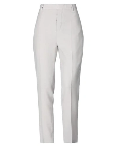 Shop Rick Owens Casual Pants In Light Grey