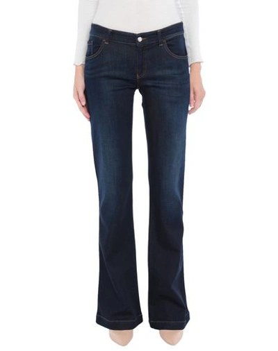Shop Emporio Armani Woman Jeans Blue Size 27 Viscose, Cotton, Lyocell, Polyester, Elastane