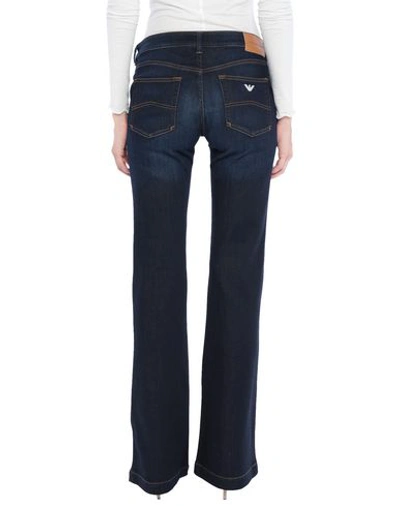 Shop Emporio Armani Woman Jeans Blue Size 27 Viscose, Cotton, Lyocell, Polyester, Elastane
