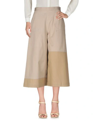 Shop Loewe Casual Pants In Beige