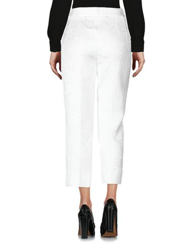 Dolce & Gabbana Cropped Pants In White