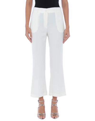 Shop Shirtaporter Pants In Ivory
