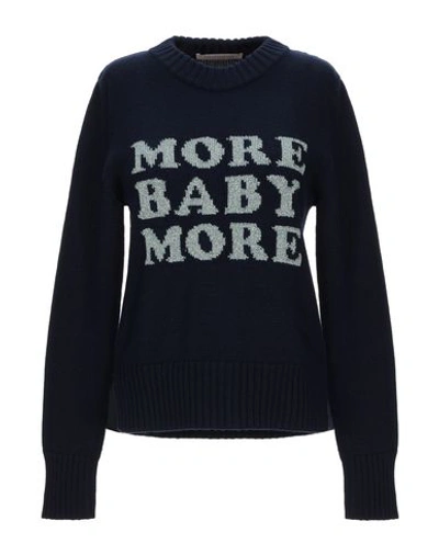 Shop Christopher Kane Sweaters In Dark Blue