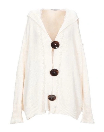 Shop Stella Mccartney Cardigan In Ivory