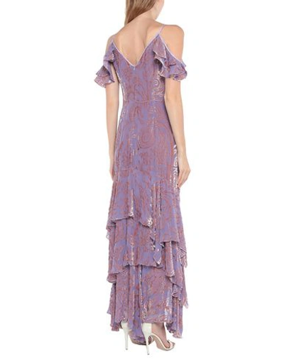 Shop Peter Pilotto Long Dresses In Light Purple