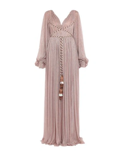 Shop Peter Pilotto Long Dresses In Light Pink