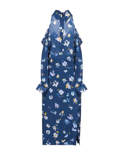 Shop Altuzarra Midi Dresses In Blue
