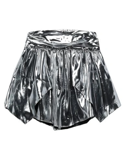 Shop Isabel Marant Mini Skirts In Silver