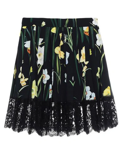 Shop Dolce & Gabbana Woman Midi Skirt Black Size 0 Viscose, Cotton, Polyamide