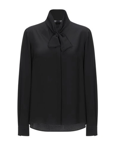 Shop Moschino Shirts & Blouses With Bow In Black