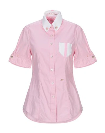 Shop Le Sarte Pettegole Checked Shirt In Pink
