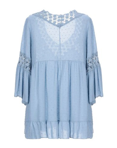 Shop Talitha Blouse In Pastel Blue