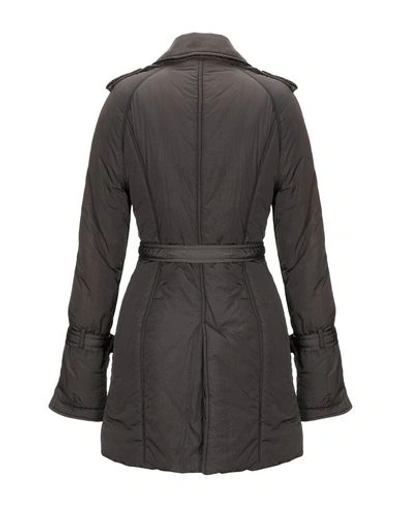 Shop Scervino Street Coat In Dark Brown