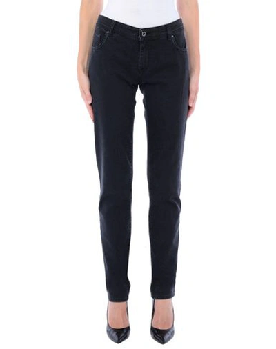Shop Armani Jeans Denim Pants In Black