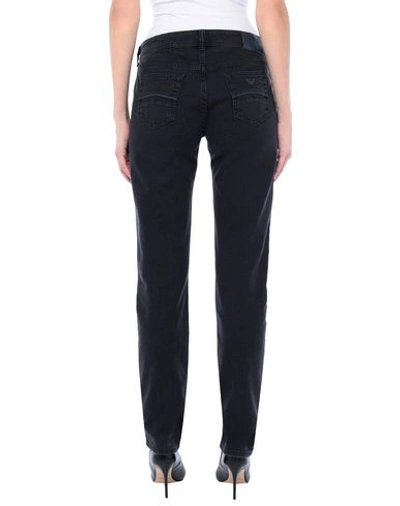 Shop Armani Jeans Denim Pants In Black