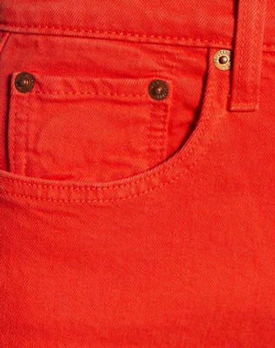 Shop Re/done Woman Jeans Red Size 26 Cotton