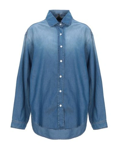 Shop Prps Denim Shirt In Blue