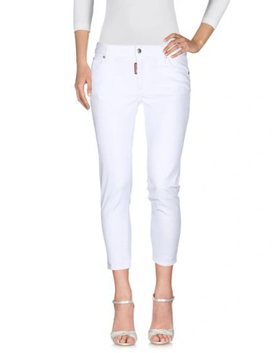 Dsquared2 Denim Pants In White