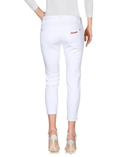 Dsquared2 Denim Pants In White